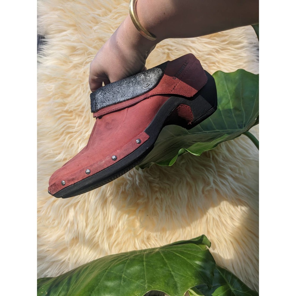 Merrell Leather heavy duty Vintage Mules Size 9
